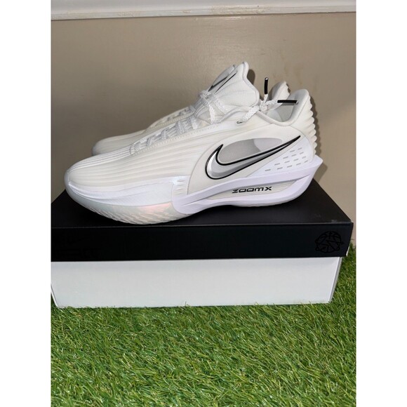 Nike Air Zoom GT Cut 3 Turbo White Metallic Silver HV9918 101 Men\'s Size 9 NEW